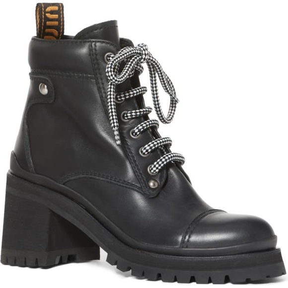 miu miu lace up ankle boots